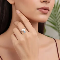 Silver Only Us Ring
