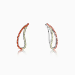 Silver Oshun Earrings (Clip On)