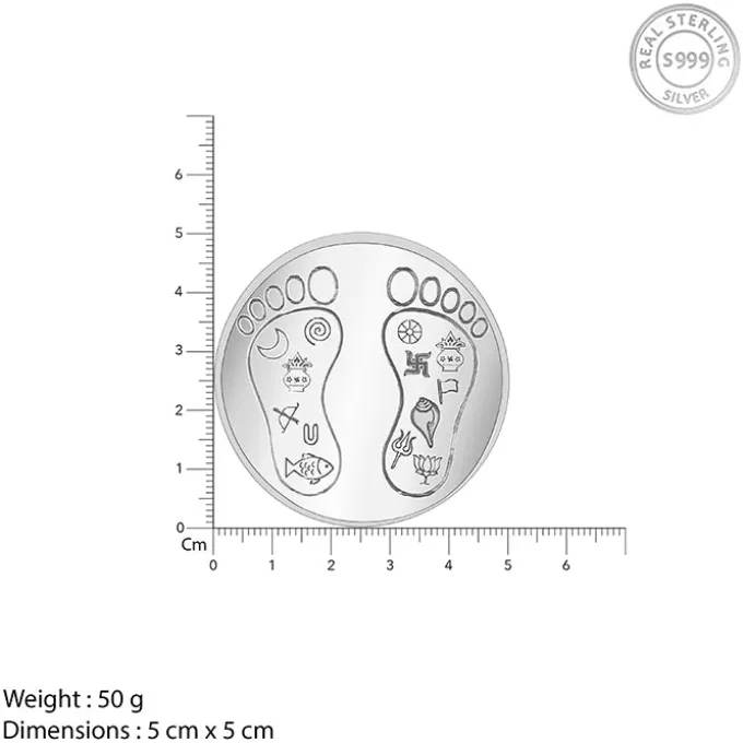 Silver Padam Coin - (50g)