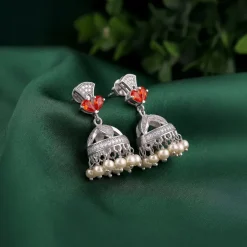 Silver Padmika Earrings