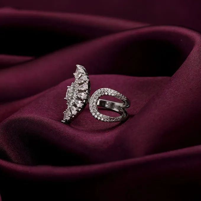 Silver Peacock Heritage Ring