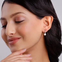 Silver Pearl Small Stud Earrings