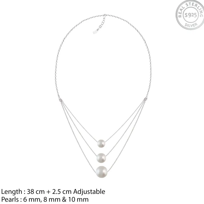 Silver Pearly Affair Set