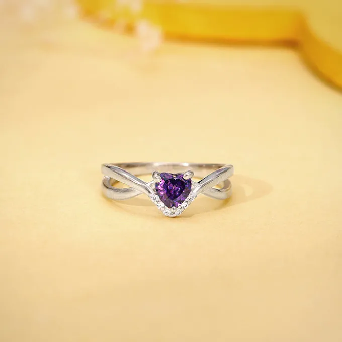 Silver Perennial Love Ring