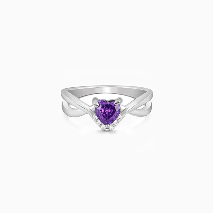 Silver Perennial Love Ring