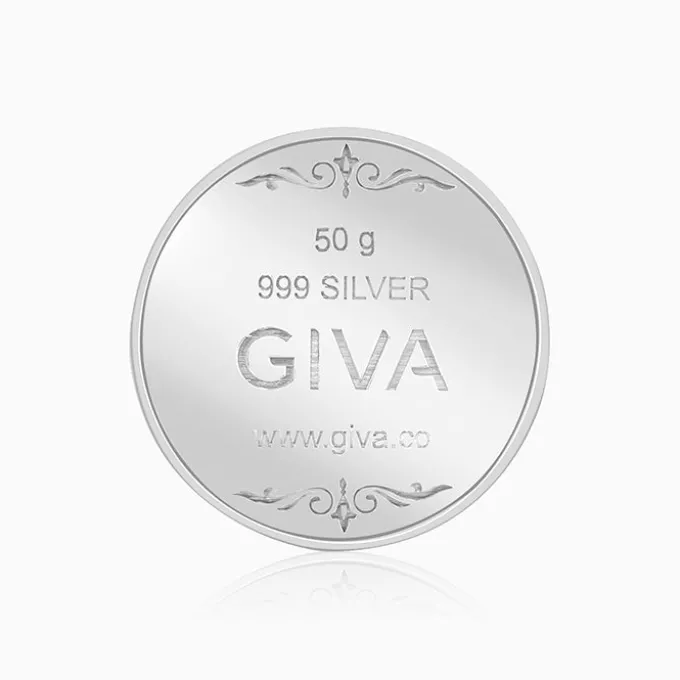 Silver Personalise in Hindi Coin- 50g