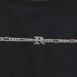 Silver Personalised Alpha Initial Bracelet For Him