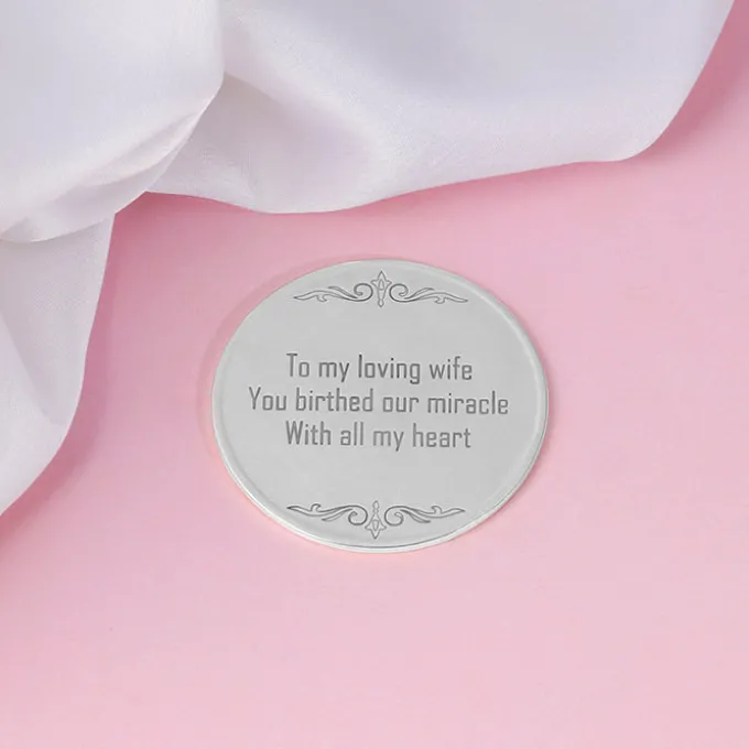 Silver Personalised Always You Coin - 50g