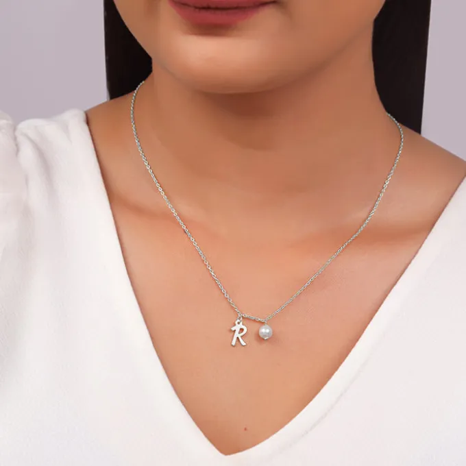 Silver Personalised Chic Necklace