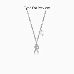 Silver Personalised Chic Necklace