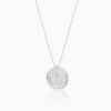 Silver Personalised Coin Pendant