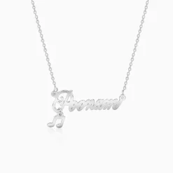 Silver Personalised Eternal Necklace