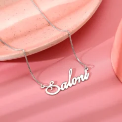 Silver Personalised Eternal Necklace