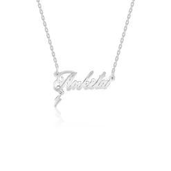 Silver Personalised Eternal Necklace