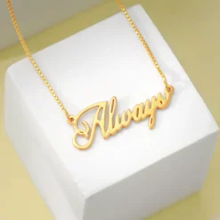 Silver Personalised Eternal Necklace