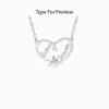 Silver Personalised Forever Yours Pendant