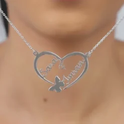 Silver Personalised Forever Yours Pendant