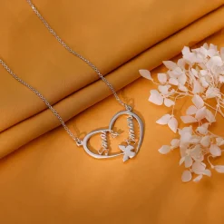 Silver Personalised Forever Yours Pendant