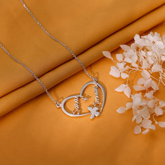 Silver Personalised Forever Yours Pendant
