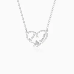 Silver Personalised Forever Yours Pendant