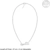 Silver Personalised Infinite Love Pendant