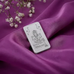 Silver Personalised Lakshmi Bar - 10g