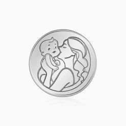 Silver Personalised Mother's Love Coin