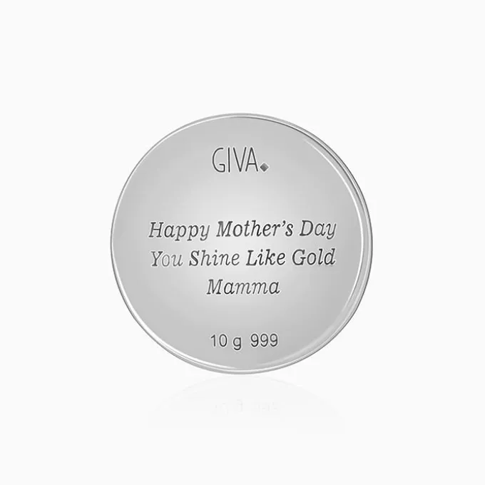 Silver Personalised Mother's Love Coin