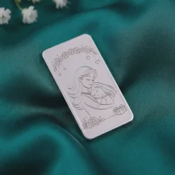 Silver Personalised Mother's day Bar - 10g