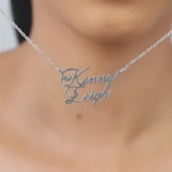 Silver Personalised Perfect Match Pendant