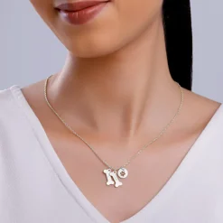 Silver Personalised Pet Lover Necklace