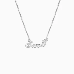 Silver Personalised Self Love Pendant