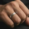 Silver Personalised Signature Ring For Him