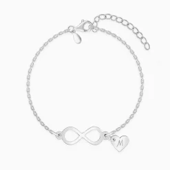 Silver Personalised Timeless Bond Bracelet