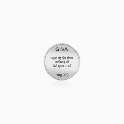 Silver Personalised Vinayak Coin in Hindi