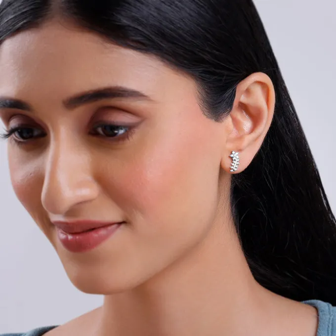 Silver Petalicious Earrings