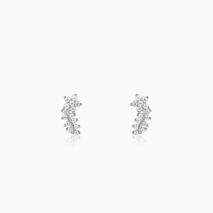 Silver Petalicious Earrings
