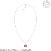 Silver Pink Square Set