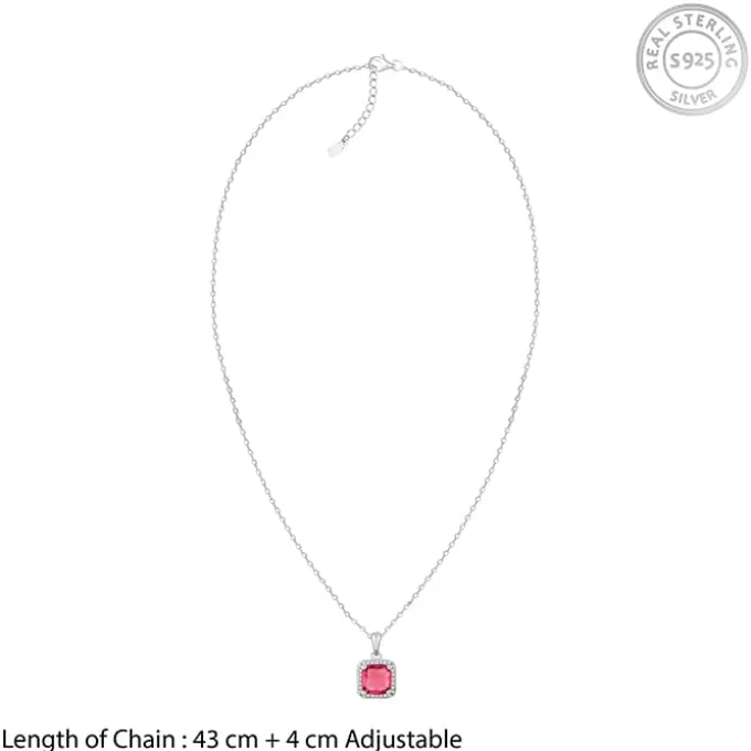 Silver Pink Square Set
