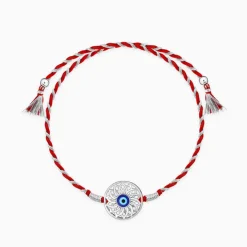 Silver Positive Evil Eye Rakhi
