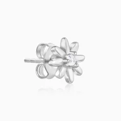 Silver Posy Earrings