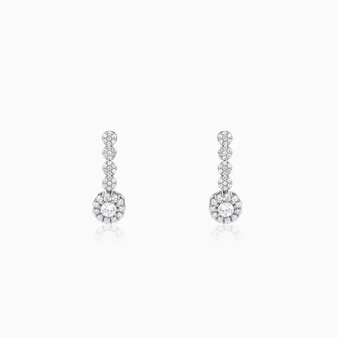 Silver Prima Donna Dangler Earrings