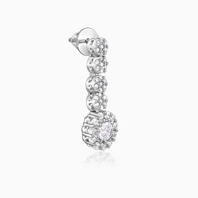 Silver Prima Donna Dangler Earrings
