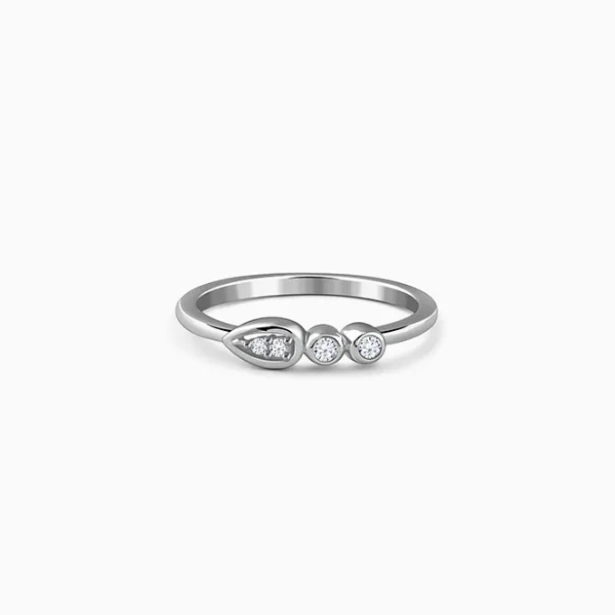 Silver Prism Radiance Ring (Size 12)