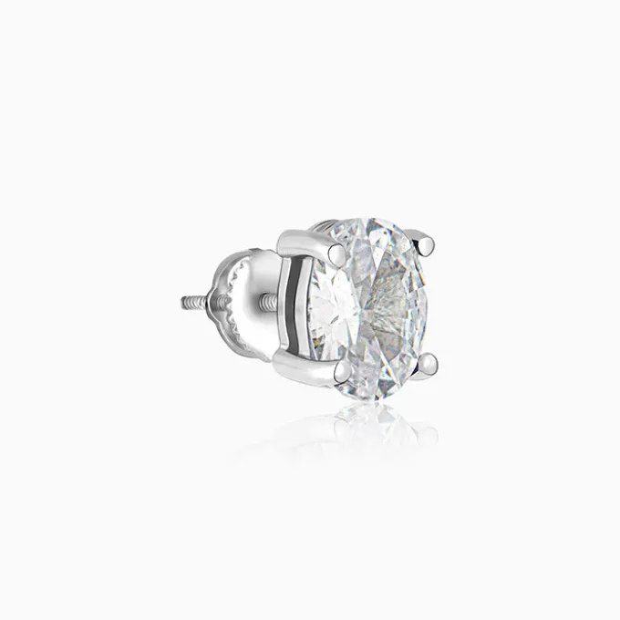 Silver Pristine Stud For Him
