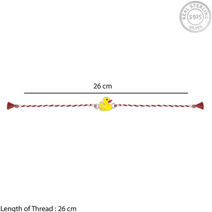 Silver Quack-tacular Rakhi for Kids