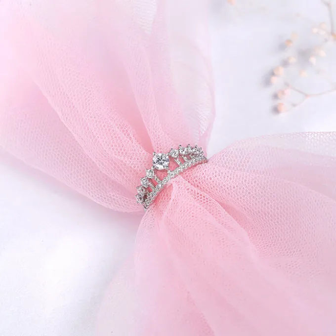 Silver Queen Crown Ring