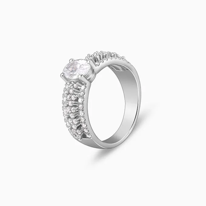 Silver Queen of Hearts Ring