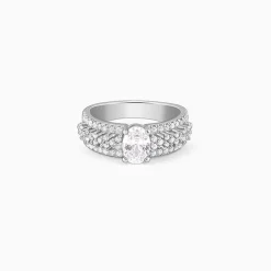 Silver Queen of Hearts Ring