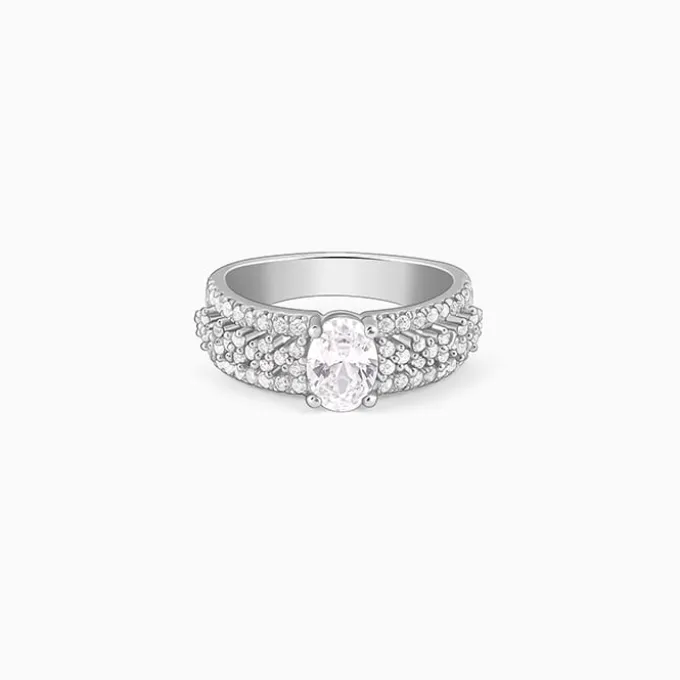 Silver Queen of Hearts Ring